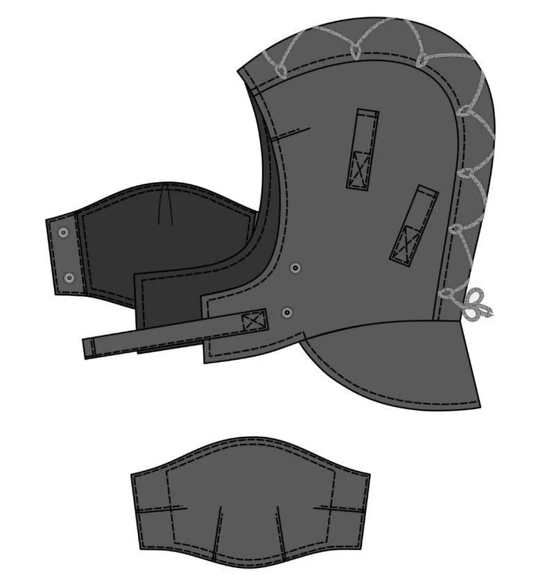 Flame Resistant Balaclava for Arc Flash Protection, Model: 12345