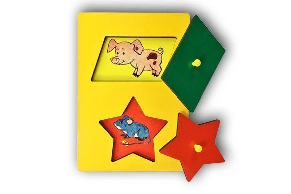 Secret Game with Piglet and Mouse - Parallelogram Star