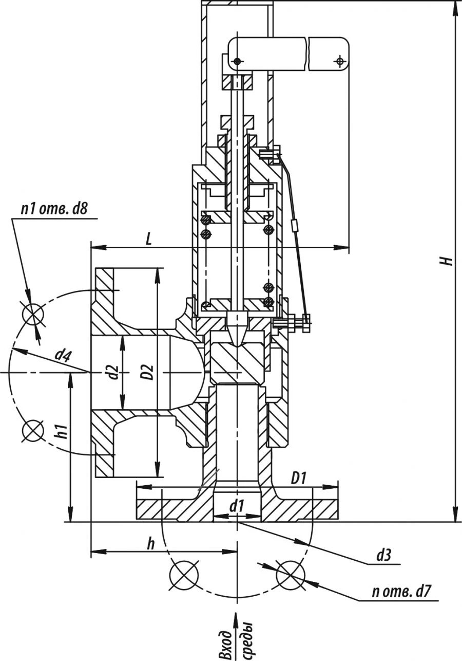 Direct Action Safety Valve 15с-2-2