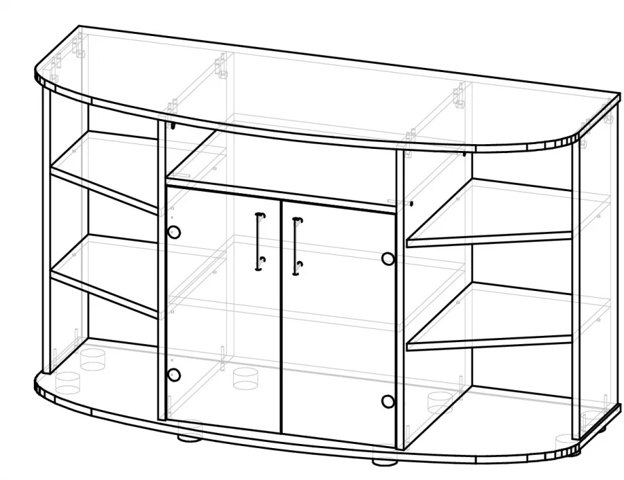 TV and Audio Equipment Stand T 5 ApN