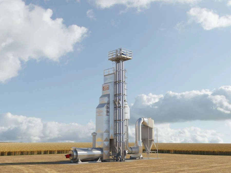 مجفف الحبوب النموذجي من النوع "C" C-20 "ستاندرد" للتسخين غير المباشر