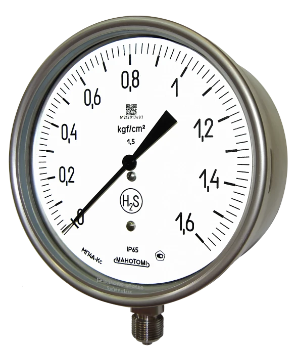Pressure Gauges for Measuring Excess and Vacuum Pressure, Manotome MP4A-Ks