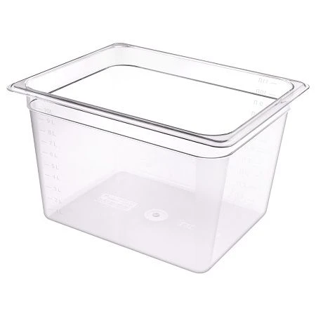 Transparent Polycarbonate Gastro Container 1/2 H-200