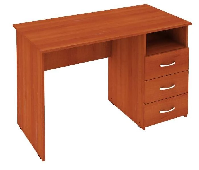 Office Desk with Built-in Cabinet