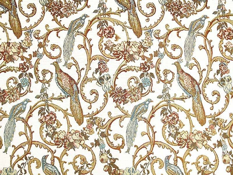 قماش تنجيد جاكار "حديقة الجنة" الفن. 300194