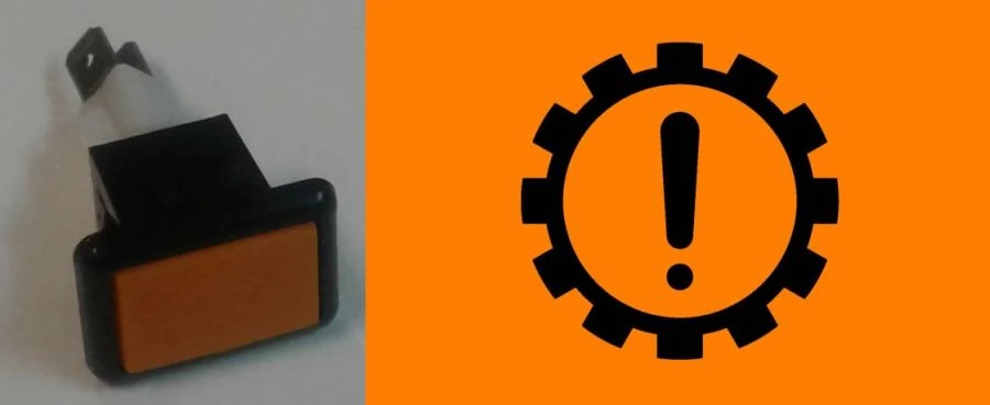 مصباح تحكم للإشارة عن عطل في النقل 2212.3803-84