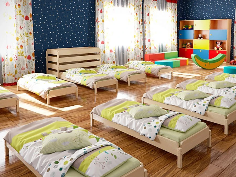 Single Children's Bed - Customizable Materials and Sizes