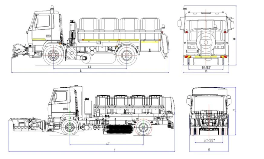 ماكينة صيانة الطرق الشاملة موديل MK-3533-03