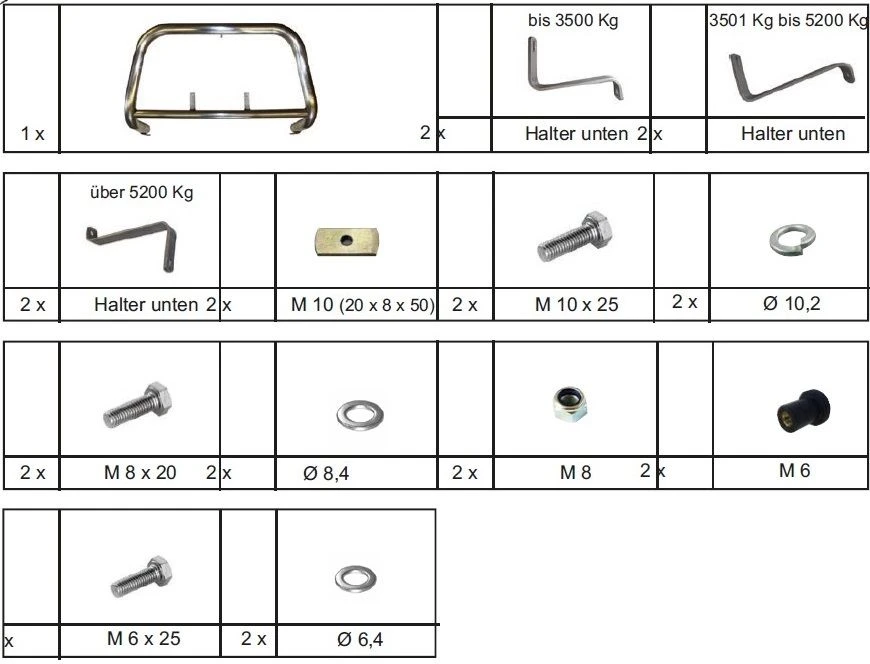 Tubular Bumper Protection for Iveco Daily 19-