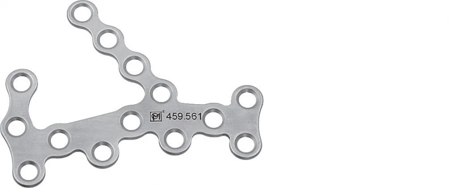 Heel Plates for Osteosynthesis US 3.5 Left and Right, Article 459.563 R/L