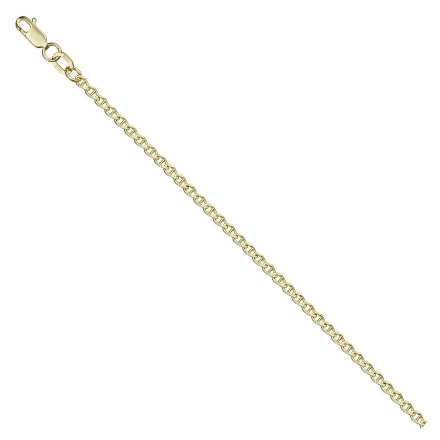 Bracelet in 585 yellow gold Gourmet rada perno with diamond facet NB15-072 0.6MM 17SM 2.2G