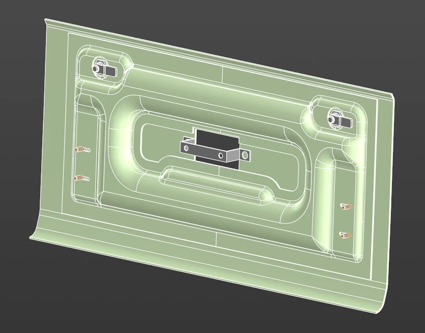 Complete Battery Hatch Panel 6299-401-5402509