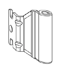 Corner Hinge for Securing PVC Door Frames 250801