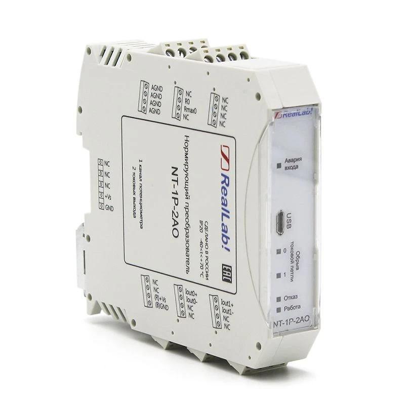 محول إشارة لمقياس الجهد NT-1P-2AO