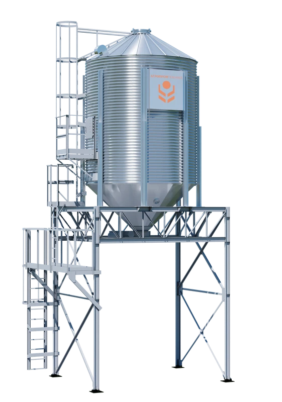 Metal Cone Bottom Silo for Short-Term Grain Storage SKEA92-2-4.8-3