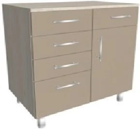 خزانة تخزين مع أدراج وباب KSTTm 2-07