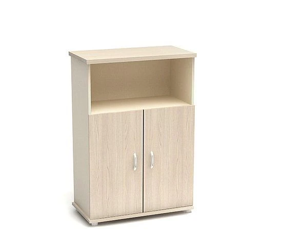 Modern Series Medium Shelf with One Open Shelf K01