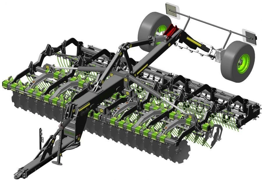 Semi-Trailer Disc Harrow BDP-5 for Soil Preparation