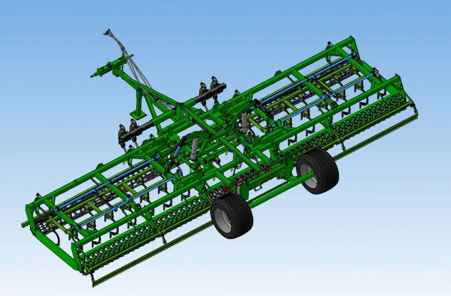 Wide-coverage Pre-sowing Spike Cultivator KSPH-9M