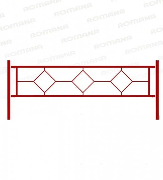 Decorative Barrier Section for Safe Child Playgrounds - Romana 303.03.00