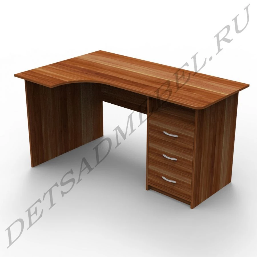 Corner Computer Desk M3.19 with Drawer Unit