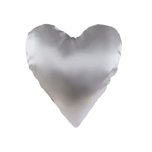 Heart-Shaped Satin Pillowcase