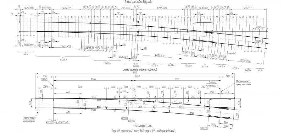 Modernized R65 Type Switch Mechanism 1/9 Project 2766.00.000-07