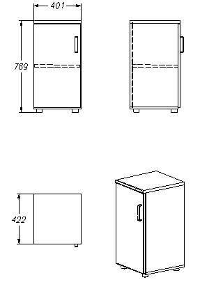 Nightstand TP.1 Series for Seating