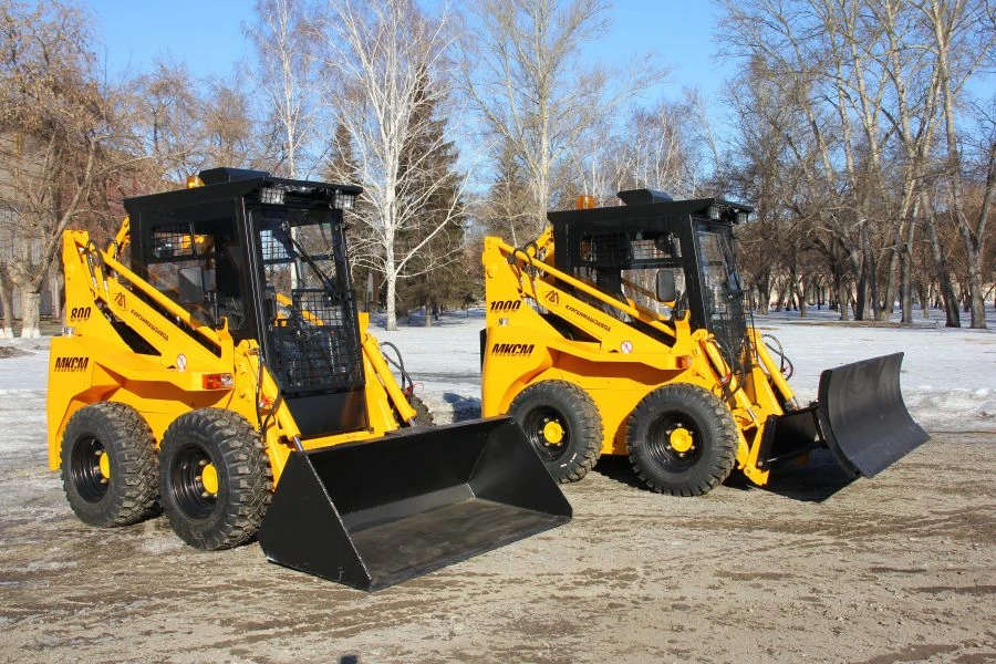 Compact Skid Steer Loader with 800kg Capacity and Quick Attach System MKS-800NM