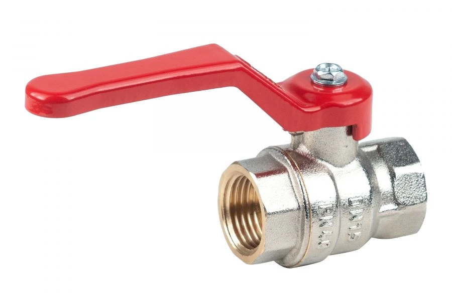 Nickel-Plated Ball Valve Dist, Series "Expert" DN20 3/4" G-Threaded