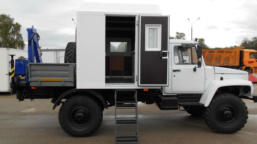 ورشة عمل متنقلة، مختبر سيارات نوع 47121 تعديل 47121M مع رافعة