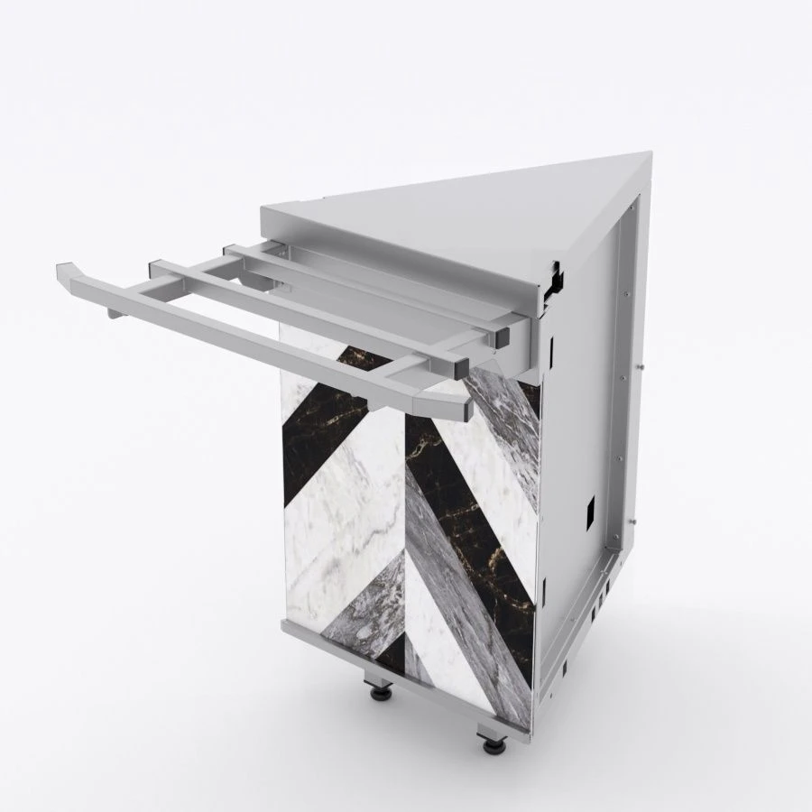 Corner Neutral Counter 45° External RCU10A45 City by Refettorio