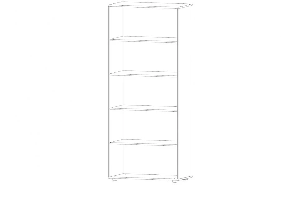 Wide Open Shelf Cabinet for Classroom Storage