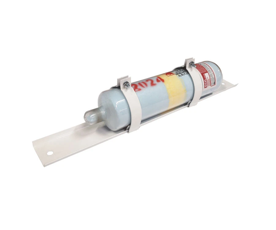 Autonomous Powder Fire Extinguisher OSP-1 "Mini" UHL2.1 TU 4854-002-08578309-93 (with Holder for Metro)