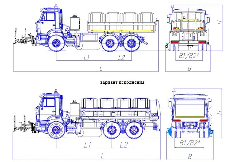 آلة صيانة الطرق مع مجموعة المعدات الصيفية MK-4532