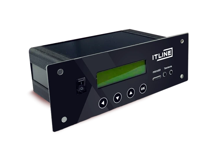 جهاز إعلام السيارات ITLINE 1-DIN مع نظام GLONASS/GPS