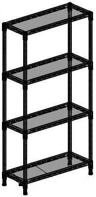 رف التلفاز ASTL-2.31.01 - تصميم متين وأنيق
