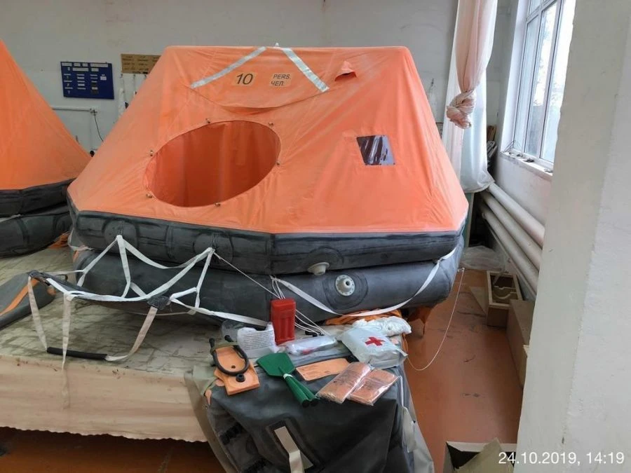 طوف إنقاذ قابل للنفخ PSN-6R للملاحة الداخلية والمختلطة