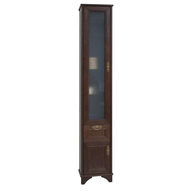 Chocolate Oak Vertical Cabinet Idel by Aquaton - 1A198003IDM8L1.A198.0.03I.DM8.L