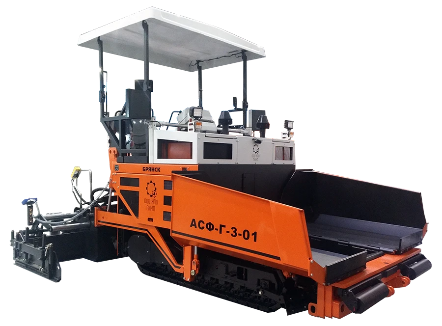 Crawler Asphalt Paver for Road Surfaces with Variable Thickness 30-250mm ASF-G-3-01