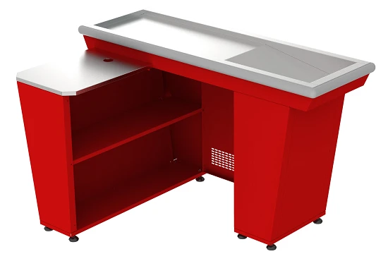 Single Cash Register Box KБ-1.5-1H (Red) - Disassembled