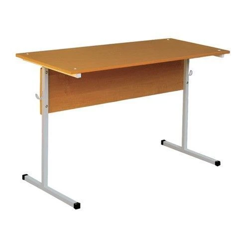 Fixed Two-Seat Student Desk Model SU-2 by Edelwood