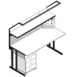 Metal Workbench for Radio Mechanic and Installer