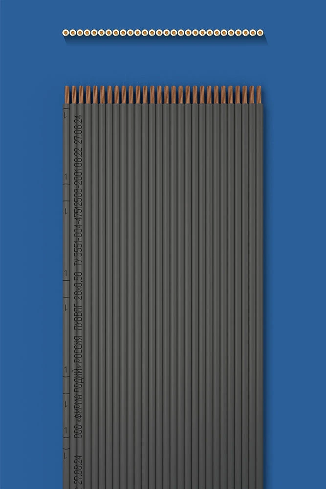 Flat Installation Wire with Double Insulation PUVVPG 28x0.50