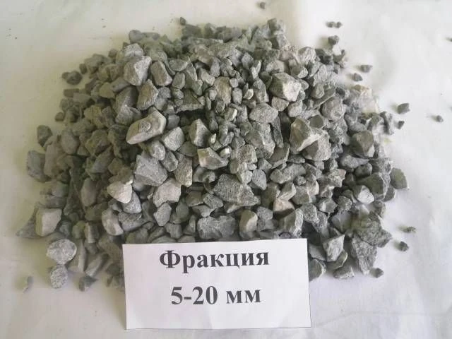 Crushed Stone from Dense Rocks for Construction Works 5-20 mm