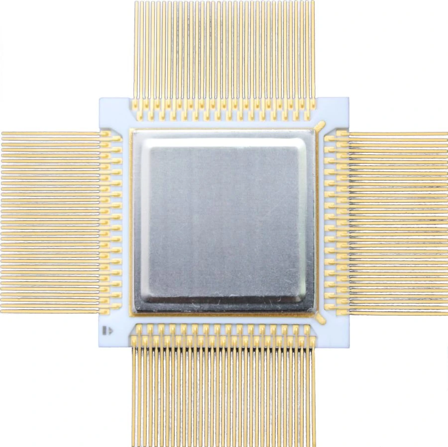 32-Bit Microcontroller Chip K1986VE1AT with Formed Pins