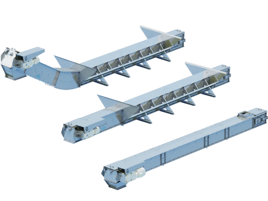 Scraper Conveyors for Grain Transport - KC Type