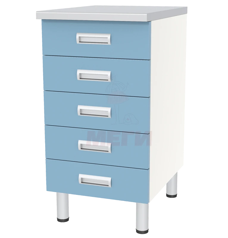 Laboratory Table SL-02-MSK (SL-02-203) with 5 Drawers