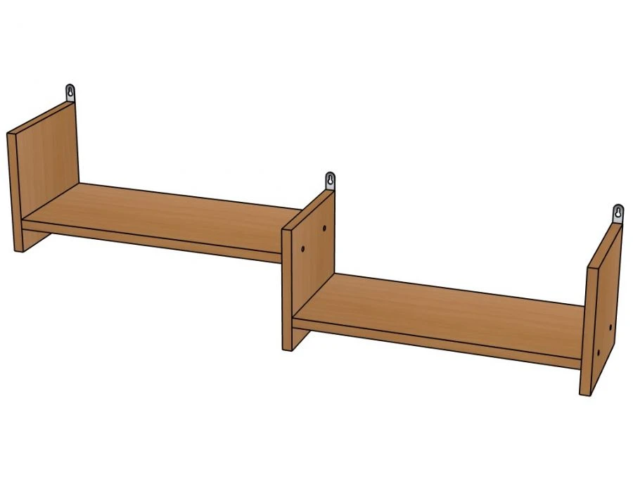 رف زهور "زيغزاغ" - موديل م98