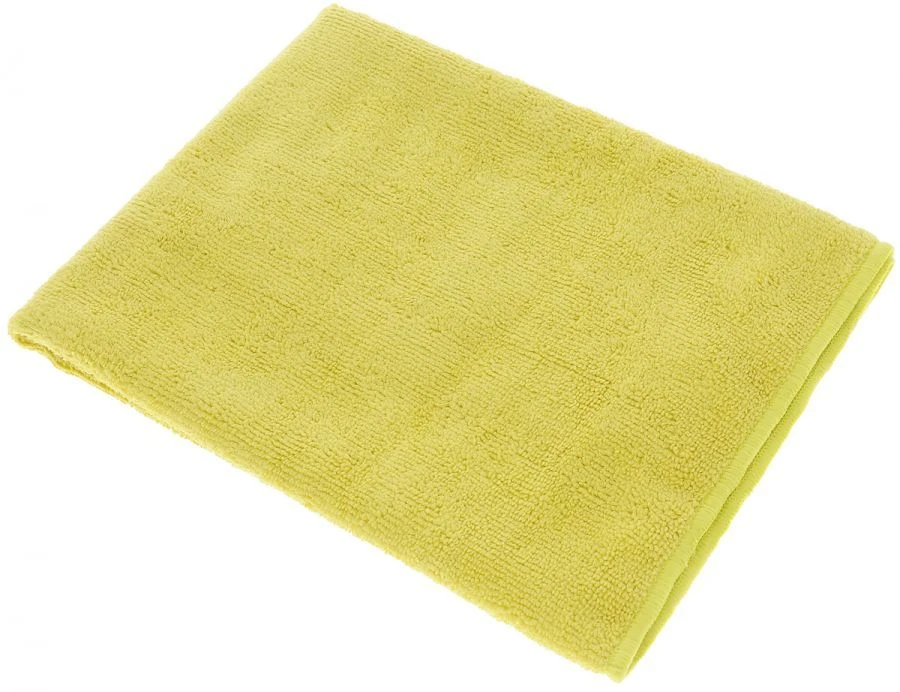 Microfiber Dust Removal Cloth, 220 g/m², Yellow, 30x30 cm